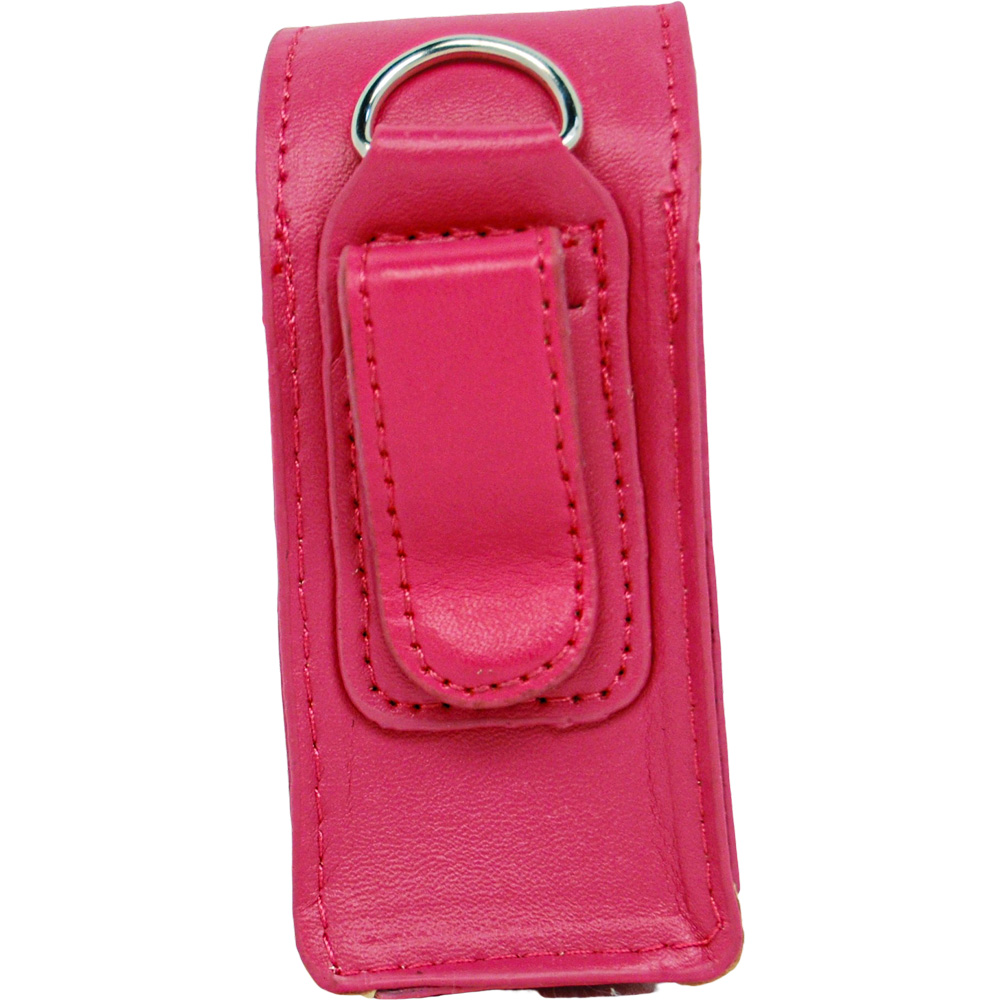 Pink Leatherette Holster for Li'L Guy Stun Gun view 2